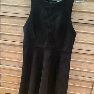 Francesca's Collections Black Midi Dress